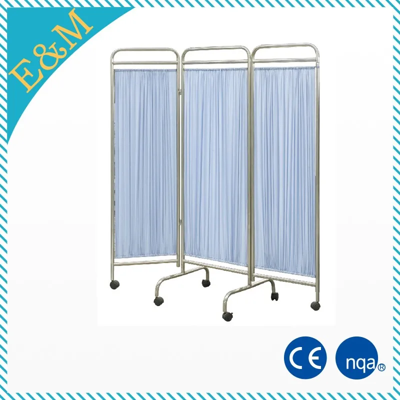Hospital Ward Divider Medical Folding Screen With Wheels Buy Folding
