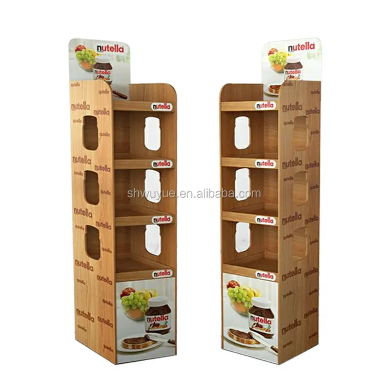 Supermarket Bamboo Candy Display Shelf Jam Display Shelf Wyh19011039