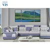 Wholesale Cheap Moisture-Proof Solid Wood Fabric Sofa Set 7 Seater Chesterfield Sofa Depth Modern Furniture