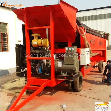gold wash trommel screener