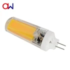 G4 led読書ライト3ワット320-360Lumens cob ledウォームホワイト電球ランプ12ボルトac g4 led 12ボルト