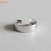 SLand Jewelry factory outlet 6mm width high polished 925 Sterling Silver Engravable Flat Band Rings for Fingers Jewellery