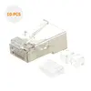 RJ45 shielded modular plug three pieces suit network connector for cabling