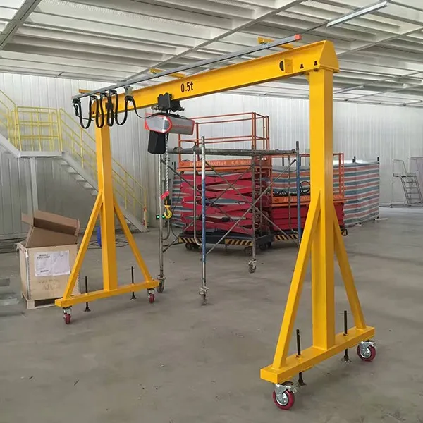 Lightweight Mobile Gantry Crane Wheels 500kg Cranes In Turkey - Buy ...