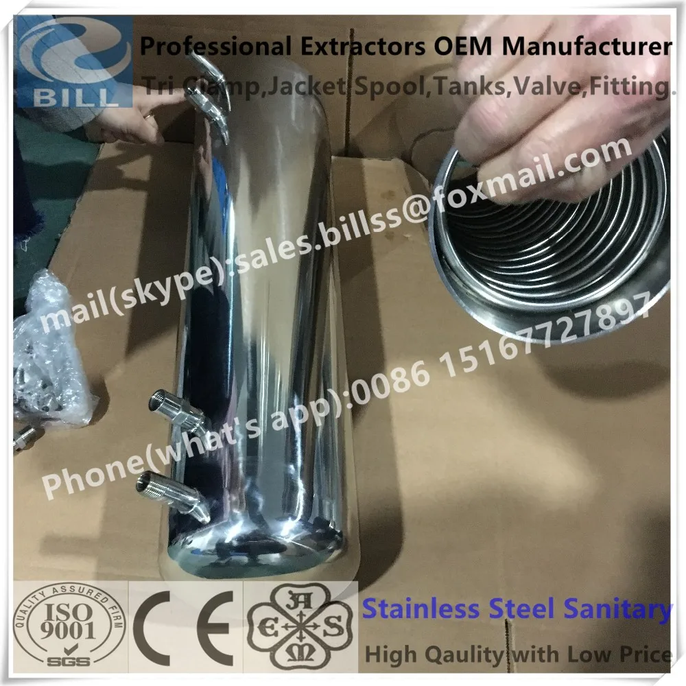 Stainless Steel Jacket Condensing Coil Pipe With Mjic Adaptor Buy