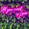 3D Neon Lights LED all you need is love wedding letter Sign board