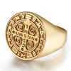jewelry fashion rings new style 24k saudi gold rings men's jewelry