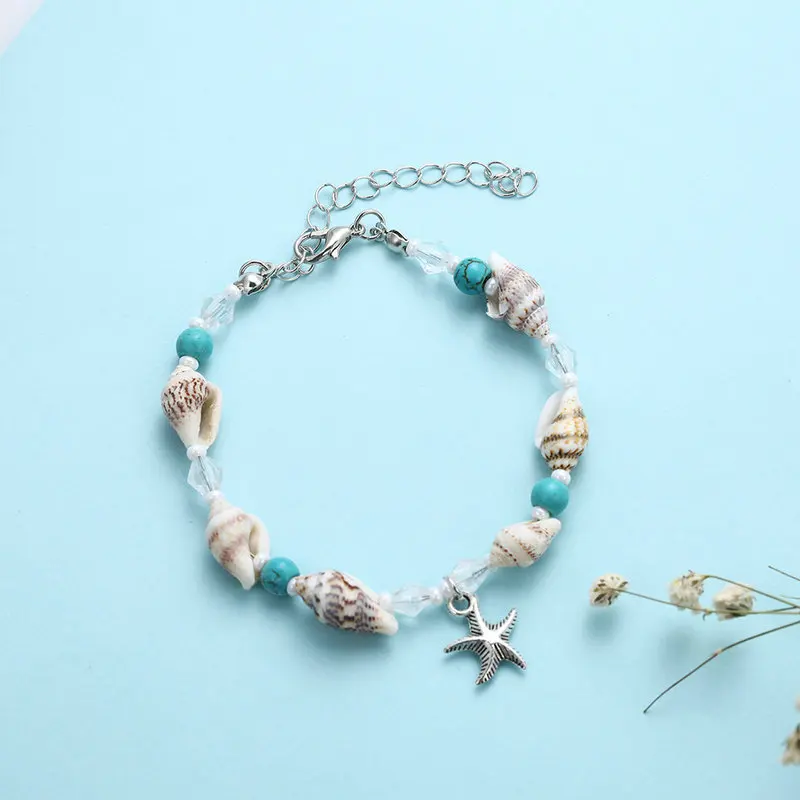 Pendant Shell Anklet For Women