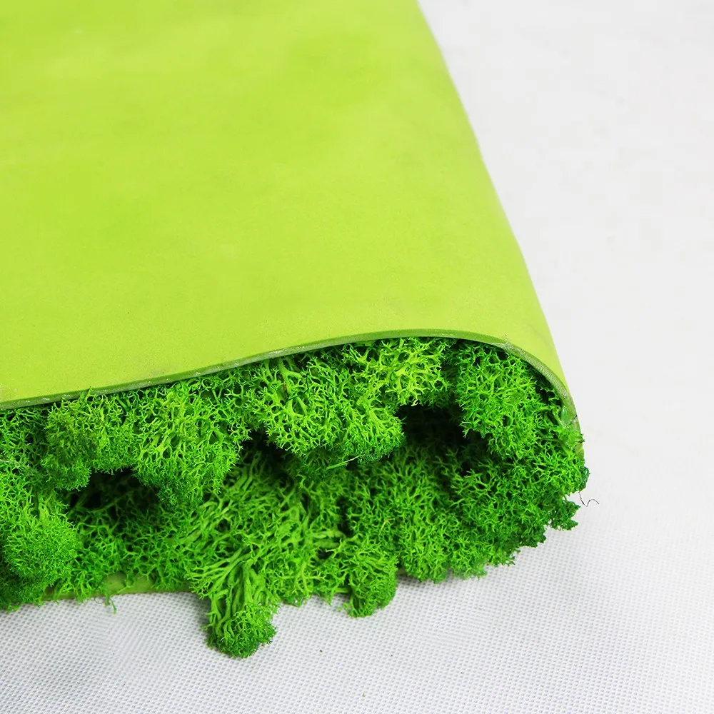 High Simulation Wholesale Preserved Artificial Moss Mat For Interior