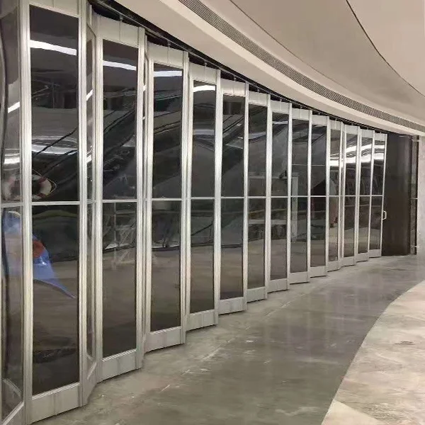 Sliding Accordion Grilles Polycarbonate Crystal Folding Door