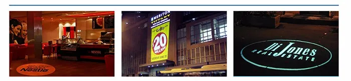 led road sign gobo projector lights for street advertising