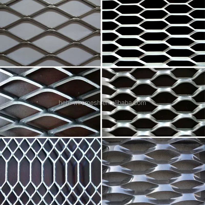 Perforated Diamond Holes Plate Expanded Metal Mesh - Buy Expanded Metal ...