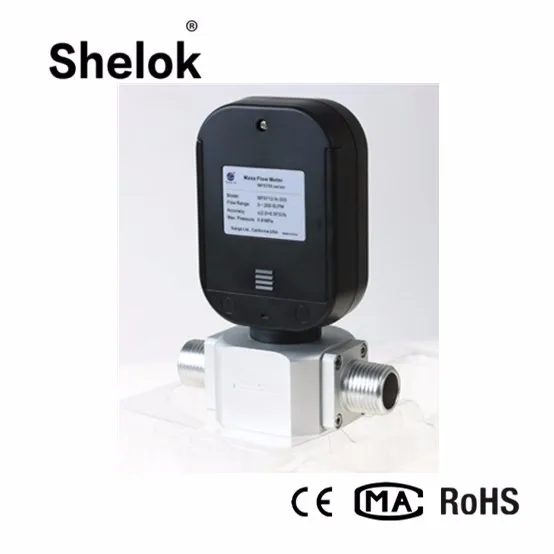 Digital nitrogen gas air mass flow meter flowmeter