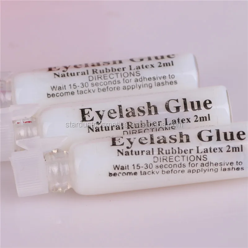 2ml 1 Pair Lashes Partner Eyelashes Glue Latex Free White False Eyelash