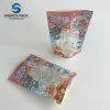Custom Printed Pe Zipper Stand Up Aluminum Foil Plastic Candy Cookie Chocolate Packaging Pouch Bag
