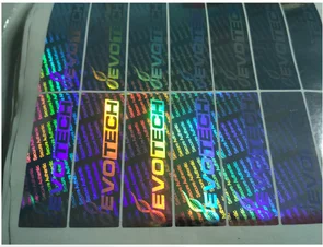 Laser hologram shrink label/sticker(holographic) for car accessory