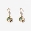Silver fashion hooks women diamond pave zircon drop earring jewelry