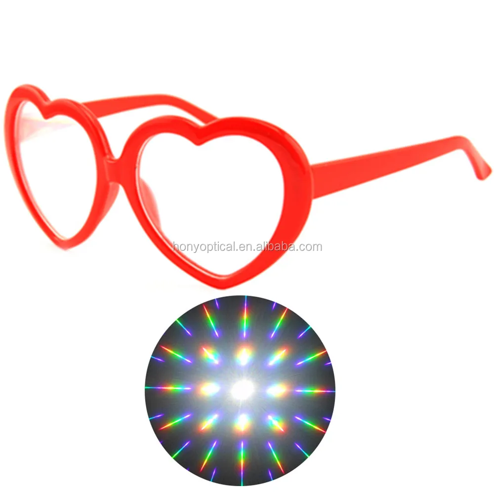 heart glasses diffraction