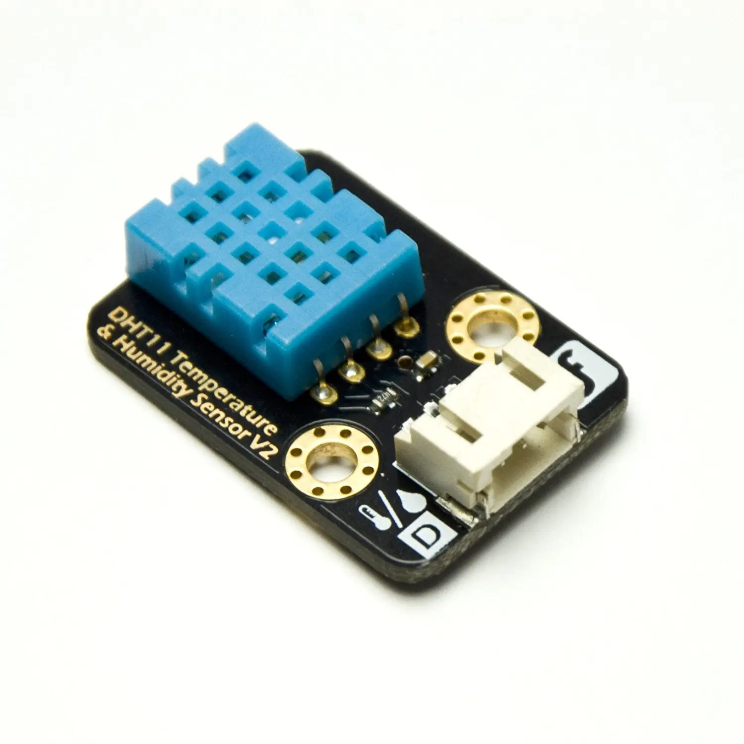 Angelelec DIY Open Sources Temperature and Humidity Sensor, DHT11 Temperature and Humidity Sensors (Arduino Compatible), Connectors, Solid and Reliable, Able to Withstand Repeated Mating