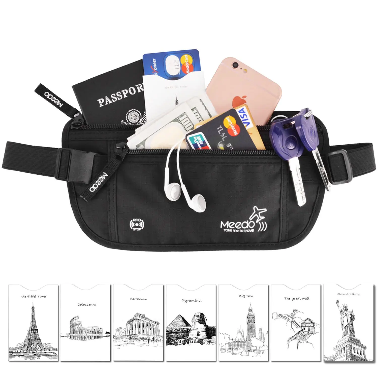 waist pack travel wallet
