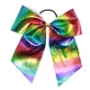 Custom Cheerleading Team Boutique Hair Bows Glitter Cheer Bow