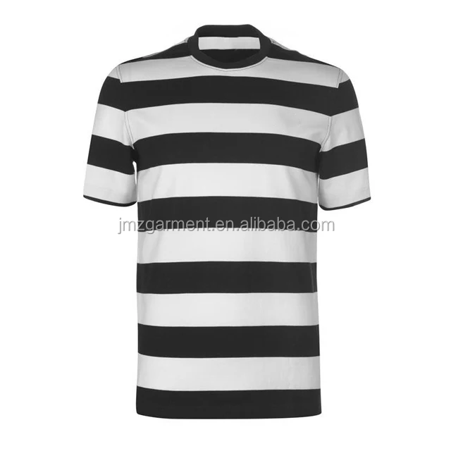 black and white striped shirt short sleeve