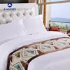 Elegant decorative bed runner,throw,bed towel,bed scarf for 4-5 star lever hotel