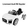 Newest Design Fashion 2.4Ghz Licensed R8 Baby Car 3-Speed MP3 Socket RC Ride On Car