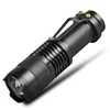 5 Color Torch Light Torcia Adjustable Focus Lanterna de LED Zoom Dimmer LED EDC Mini Pocket flashlight