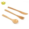 Bamboo Product Restaurant Personal Knife Fork Spoon Set