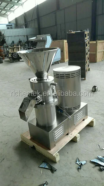 Automatic Almond Cocoa Roaster Rose Jam Grinder Pistachio Seseme Paste Grinding Peanuts Butter Making Machine Production Line