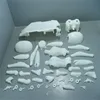 CNC machining ABS and then simple tooling molding parts