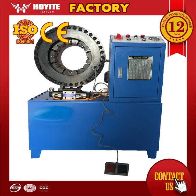 OEM services hydraulic hose locking machine for 4sp hydraulic hose