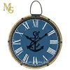 Vintage Decorative Round Rope Anchor Clock
