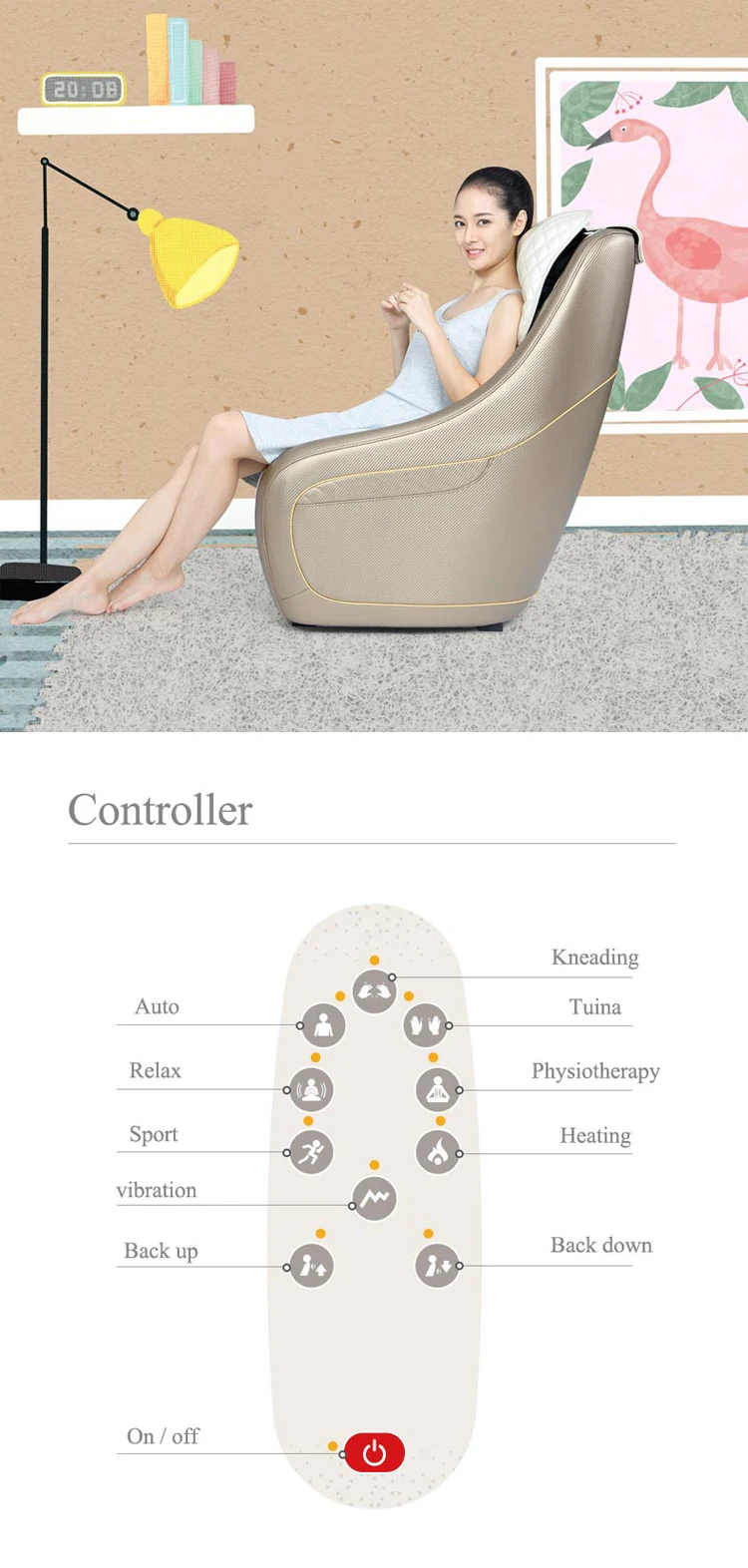Relaxing Recliner Lift Chair Leg Massage Chairs American Comfort