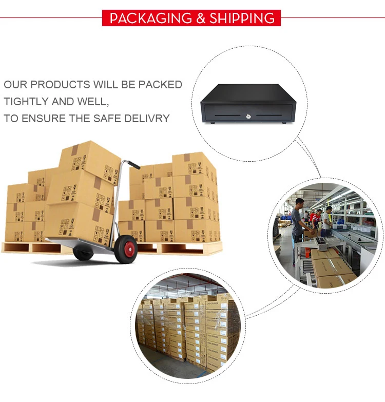 China Manufacturers Key Lock Electronic Pos Usb Cash Drawer Mk410