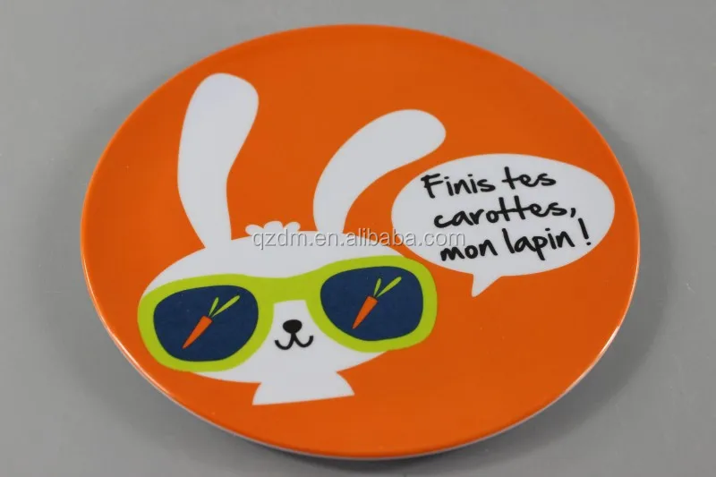 8 inch Melamine kid's dinner plate