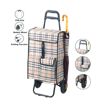 Isolierten Klapp Festival Einkaufen Ziehen Trolley Buy
