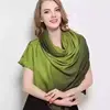 2016 Most Popular Button Scarf Gradient Color Scarf Cashmere Like Scarf