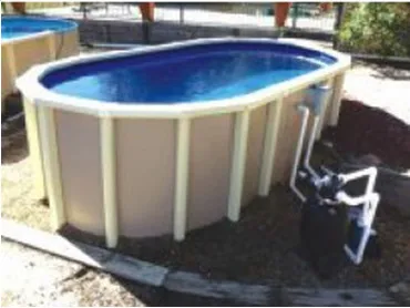 galvanized metal swimming pool