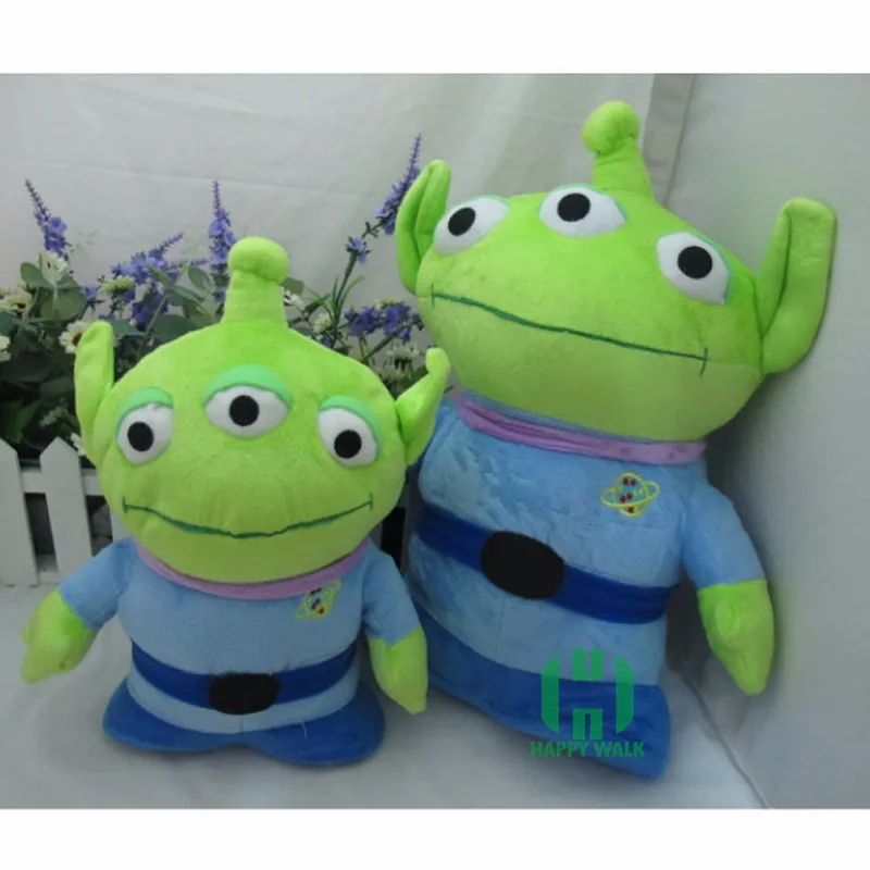 green alien plush