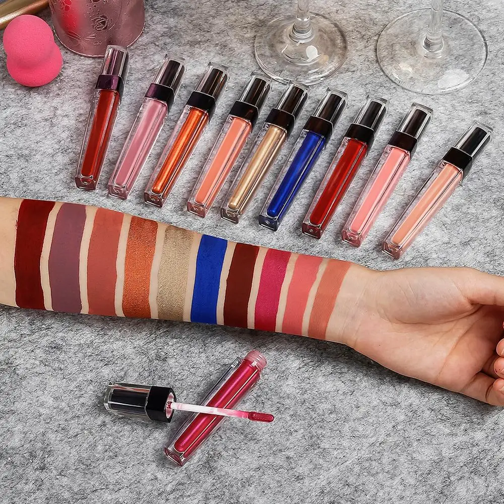 Bronze Color Lip Gloss Royal Bronze Ultra Metal Liquid Lipstick Bronze
