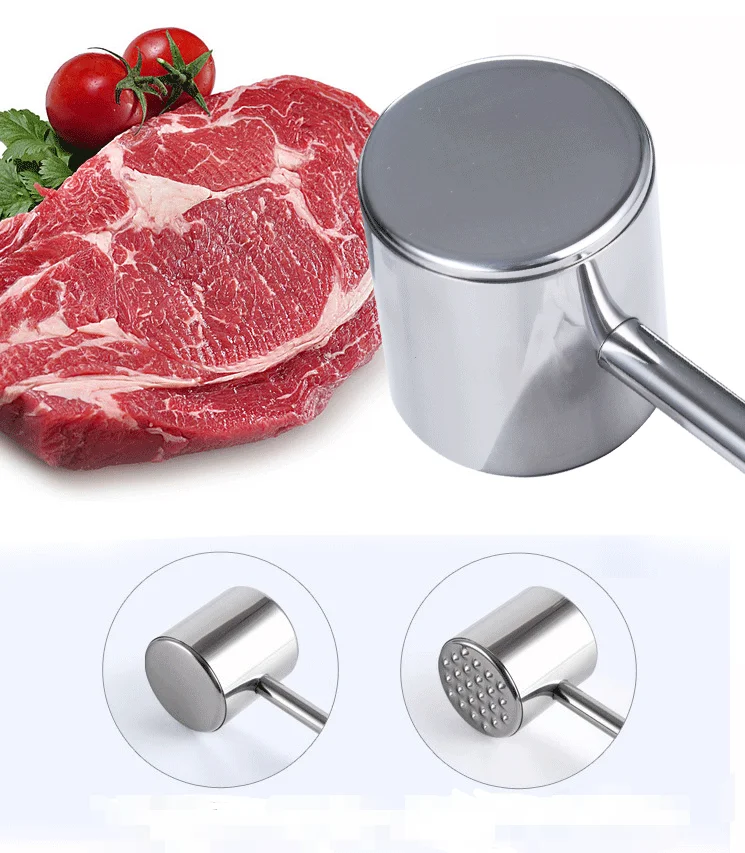 High Quality Stainless Steel Meat Mallet For Pork/ Beef/ Chicken Buy