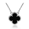 Black Agate Platinum Plated Statement Necklace Jewelry 925