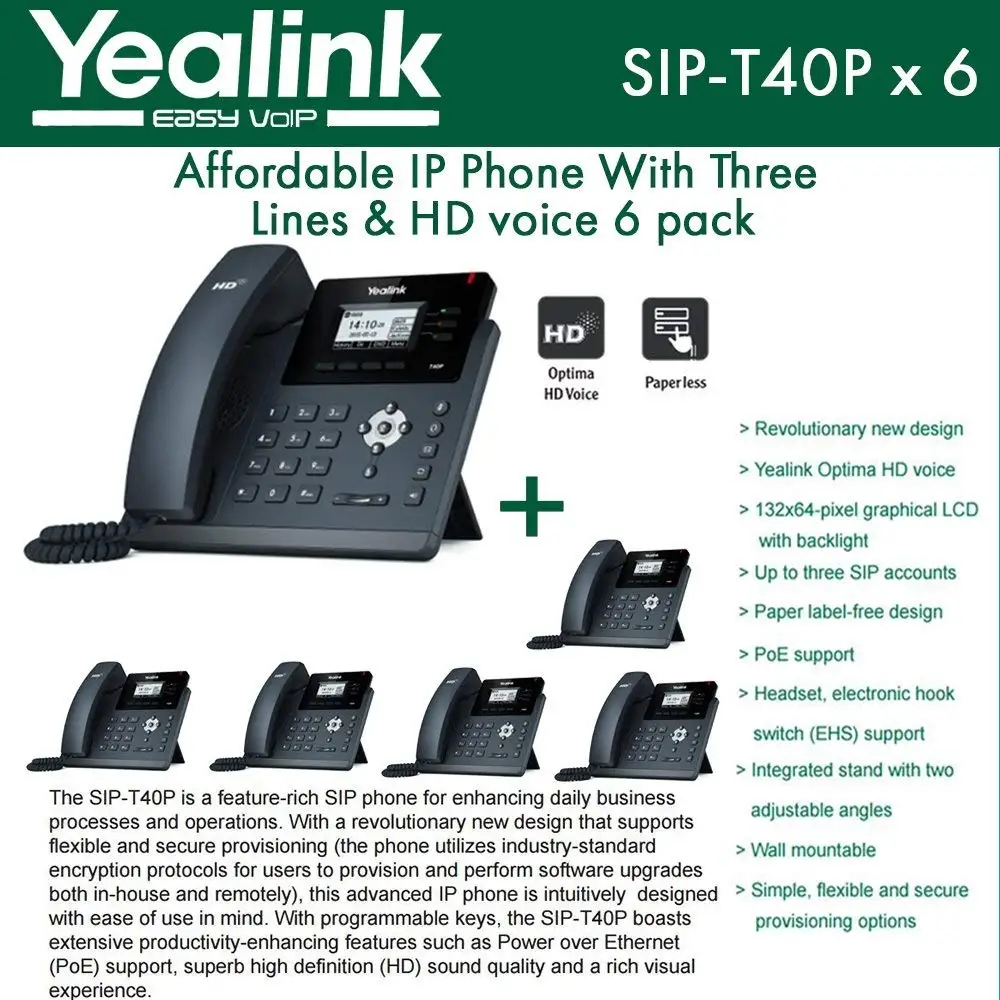 Sip Телефон Yealink Sip T31p Купить