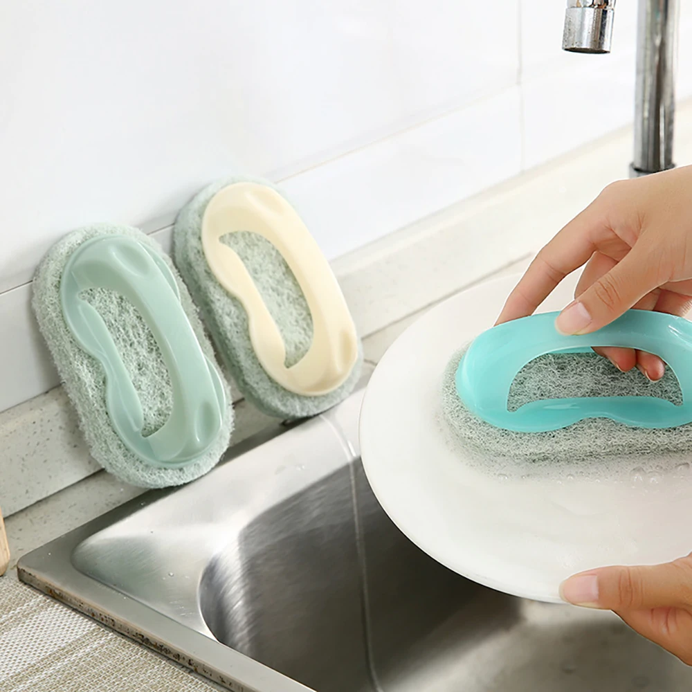 Strong Handle Scouring Gadget Wipe Cleaning Brush For Kitchen Bathroom ...