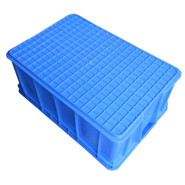 605*415*244mm Factory Direct Plastic Moving Crate Box