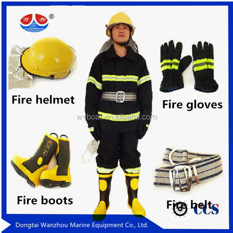 High Performance EN469 Fire Fighting Fireproof Suit, nomex fireman suit