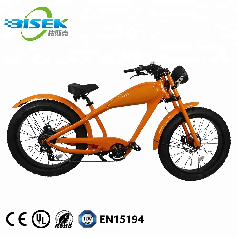 Bisek 48v 17.5ah Beach Cruiser Electric Hybrid Bike Bicycle 1000w Super