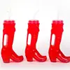 30OZ Shaped Mug Das Cowboy Glass Plastic Beer Boot Cup